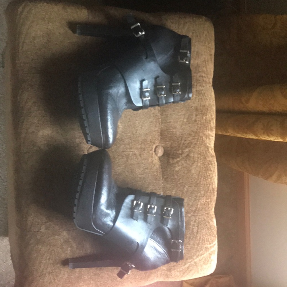 BCBG Generation Black Booties! Worn 1x